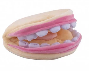 Títere de mano para boca dental mostrar a los niños cómo usar hilo dental y cepillarse los dientes correctamente DIVERTIDO - Imagen 1 de 3