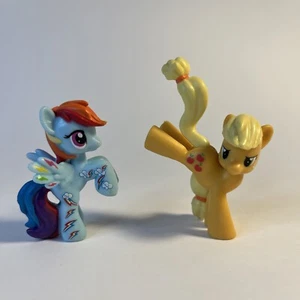 My Little Pony 2" Mini Figuren 2 Stück Rainbow Dash und Apple Jack - Bild 1 von 10
