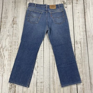VTG 80'S LEVI'S 517 SLIM BOOTCUT EUROPEAN STYLE ORANGE TAB MADE IN USA 36 X 28 - Picture 1 of 9