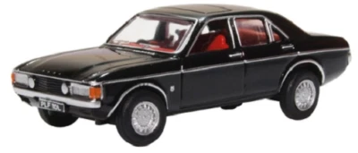 Oxford 76FC006 Ford Consul Granada Noir 1/76 Echelle 00 Jauge T48 Après - Photo 1/4