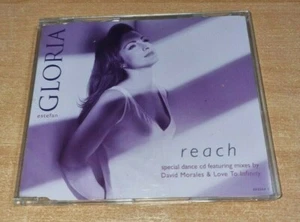 GLORIA ESTEFAN Reach REMIXES DAVID MORALES ULTRA RARE AUSTRIA CD SINGLE 1996 - Picture 1 of 2