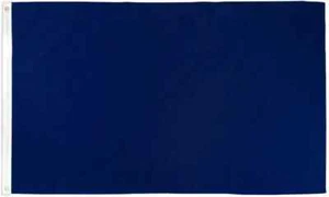 Marineblau 2x3ft 200D Nylon Dura Flagge Einfarbig Blanko Farbe Sublimation Flagge - Bild 1 von 3