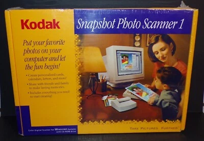 VINTAGE KODAK SNAPSHOT PHOTO SCANNER 1 1996 NOS - Image 1 of 4
