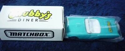 1988 Matchbox Chubby's Diner 1957 Thunderbird turquoise convertible in box - Image 1 of 4