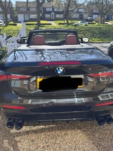 Gloss Black Carbon Fibre Exhaust Tips BMW 2 4 Series G22 23 G26 42 M240 M440 - Picture 1 of 5