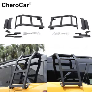 Car Side Window Ladder Climbing Rack Roof Step Basket for Ford Bronco Sport 21+ - Picture 1 of 40