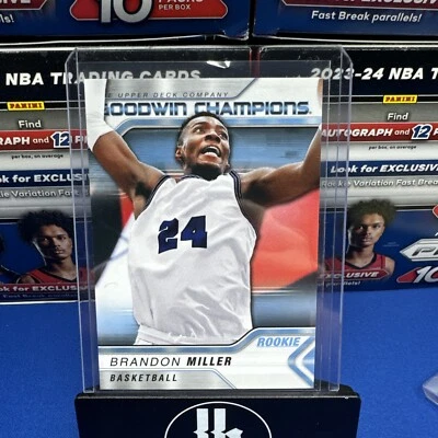 2023 Upper Deck Goodwin Champions - #12 Brandon Miller (RC) - Image 1 of 2