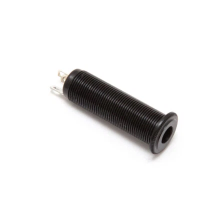 Switchcraft 1/4" Stereo Guitar Barrel Jack Socket (Black)