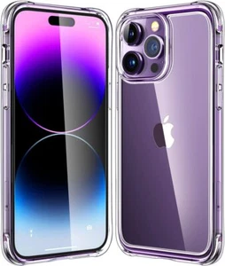 Clear Silicone Case for iPhone 16 15 14 13 12 Pro MAX XS XR 7 8 6 SE Back Cover - Zdjęcie 1 z 37