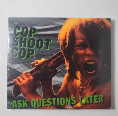 COP SHOOT COP  ASK QUESTIONS LATER (CD 1993) INTERSCOPE DIGIPACK - NEW SEALED - Image 1 of 3