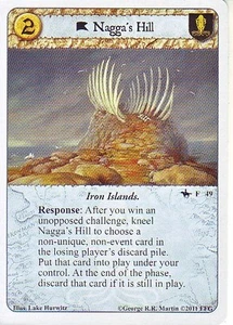 3 x Nagga's Hill AGoT LCG 1.0 Game of Thrones On Dangerous Grounds 49 - Picture 1 of 1