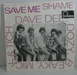 DAVE DEE DOZY BEAKY MICK & TICH - Save Me 👍 7" Single fontana Austria 1966 VG++ - Bild 1 von 4