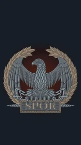 TOILE TABLEAUX empire rome spqr 50X70 CM - Imagen 1 de 4