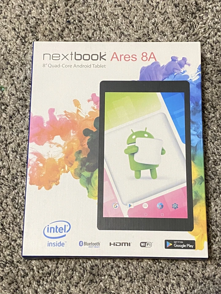 NEW Nextbook NX16A8116K Ares 8A with WiFi 8" Touchscreen Tablet PC Black - Image 1 of 4