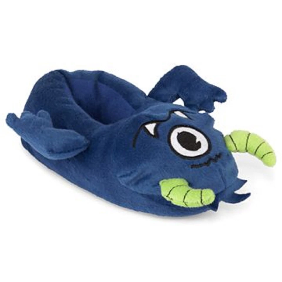 Перевернутые нескользящие тапочки Okie Dokie Blue Monster размер L 9/10 - Изображение 1 из 4
