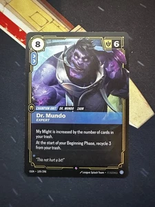 Dr. Mundo - 109/298 - Riftbound Origins  - League Of Legends - Picture 1 of 1