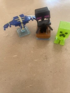 Minifigura Misteriosa Minecraft - Serie 1 - Enderman Grass Creeper Phantom X 3 - Imagen 1 de 3