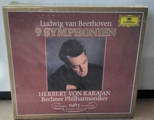 DG 429 036-2 BEETHOVEN, KARAJAN - 9 SYMPHONIEN AUS 1991 5CD's Set Sealed - Picture 1 of 5