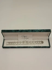 Suzanne Somers Silber Strass Quarzuhr unbenutzt in Box - Bild 1 von 7