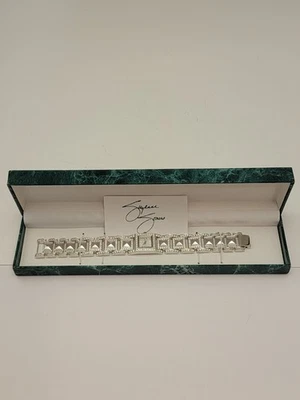 Reloj de cuarzo Suzanne Somers tono plateado estrás sin usar en caja Foto 1 de 4