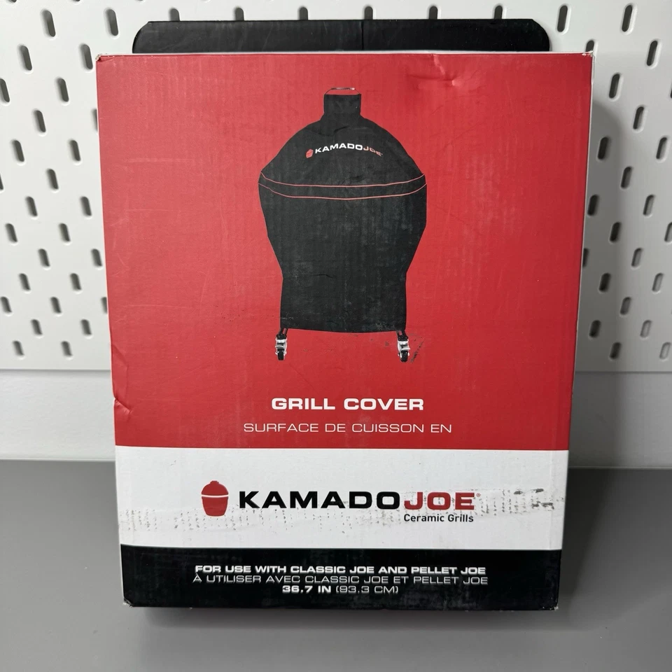 Cubierta de parrilla Kamado Joe Big Joe BJ-GC24BWFS resistente a la intemperie negra nueva con etiquetas Foto 1 de 2