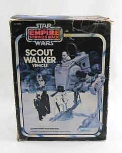 Vintage 1982 Empire Strikes Back AT-ST MIB unbenutzt Inhalt Kenner - Bild 1 von 10