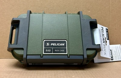 [NOVO] (RKR400-0000-BLK) Pelican Ruck Case R40, Verde - Imagem 1 de 4