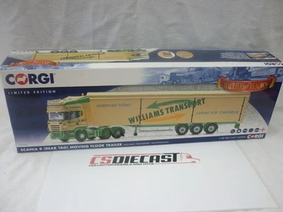 Corgi Modern Truck 1:50th Haulage CC13746 Scania Moving Floor Trailer Williams - Image 1 of 4