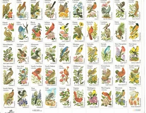 ESTADOS UNIDOS. CONJUNTO DE 86 SELLOS EN 5 PLIEGOS - Picture 1 of 3