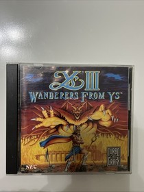 Ys III: Wanderers From Ys (TurboGrafx-16 CD) Complete CIB- Authentic- Tested