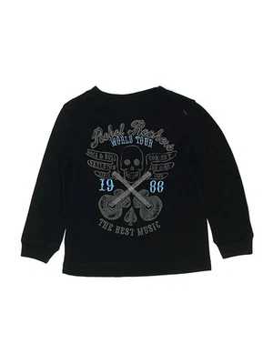 Camiseta negra manga larga Boyz Wear By Nannette para niños 4 Foto 1 de 2