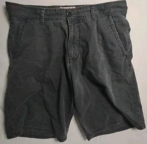 OP Ocean Pacific Shorts Herren 38 grau schwarz geometrisch Chino Skate Y2K Grunge - Bild 1 von 6