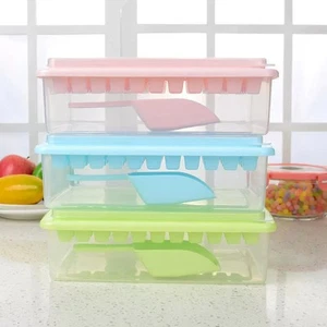 Eiswürfelschale, 77-teilige lebensmittelechte Eiswürfelform mit Aufbewahrungsbox - Bild 1 von 13
