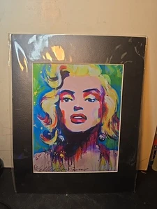 🎨 "Monroe #2" by Kellie Newsome – 11x14 Matted Pop Art Print – Marilyn Monroe – - Picture 1 of 7