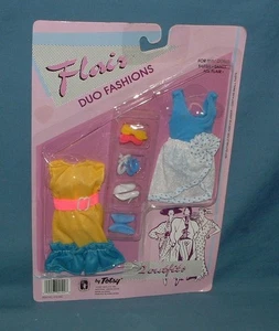 FLAIR DUO FASHIONS 12" DOLL OUTFITS  - 1990'S - TOTSY - MOC - Picture 1 of 3