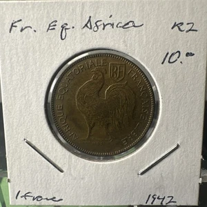 French Equatorial Africa 1 franc 1942 - Picture 1 of 2