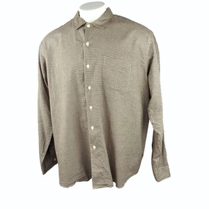 Camisa Polo Ralph Lauren XXL Bonnard Marrón Pastores Cuadros Algodón Hong Kong Para Hombres - Imagen 1 de 10