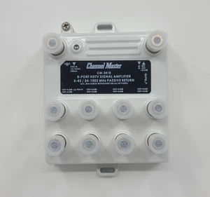 Channel Master Ultra Mini 8 - 8-Port TV Antenna Distribution Amplifier,...  - Picture 1 of 2