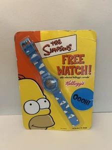 The Simpsons Kellogg's Blue Watch Collectible - Vintage, New & Sealed 2002 - Picture 1 of 4