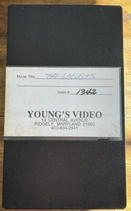 Young’s Video ex-rental VHS - THE LOCUSTS (1997) - Picture 1 of 4