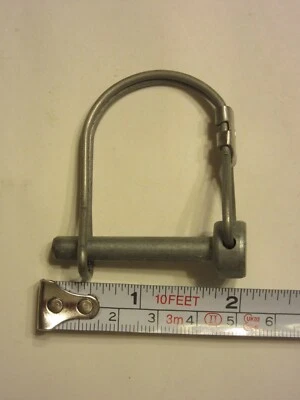 MCMASTER-CARR 18-8 Stainless Wire-Lock Clevis Pin w/ Loop 1/4" Diam 1-3/8" Usable Length