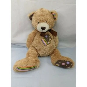 Ganz Patchwork Bear Plush 15 Inch H11509 Stuffed Animal Toy - Picture 1 of 6