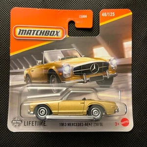 Matchbox 1963 Mercedes-Benz 230 SL W113 Pagode Cabrio Auto 2025 gold Modell 1:64 - Bild 1 von 4