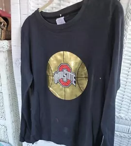 CAMISETA DE BALONCESTO OSU Damas Manga Larga X-LARGE Negra Ohio State University - Imagen 1 de 2