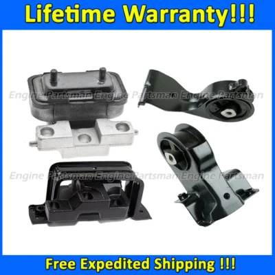 K2419 Motor&Trams Mount Set 4pcs For 1998-2000 Chrysler Cirrus 2.4L 2.5L - Image 1 of 4