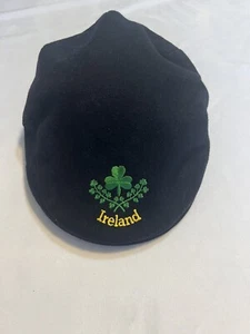 Ireland tweed flat cap hat Shandon Cork Ireland black wool Size Large Men’s - Picture 1 of 5