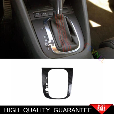 Marco de cambio de marchas de consola central de fibra de carbono para Volkswagen Golf MK6 2010-2013 Foto 1 de 4