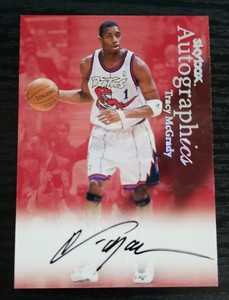 SkyBox Tracy McGrady Basketball Autographed Sports Trading Cards