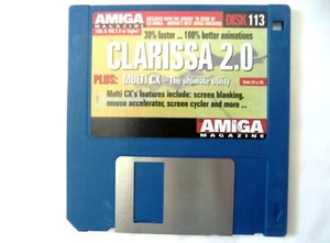 59570 Disk 113 Amiga Magazine - Clarissa 2.0 / Multi CX - Commodore Amiga ()  - Picture 1 of 1