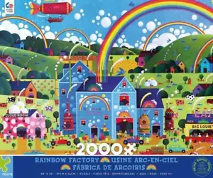 Rompecabezas Ceaco; fábrica arco iris; arte de Roger Nannini; 2000 piezas; 3501-32 - Imagen 1 de 2
